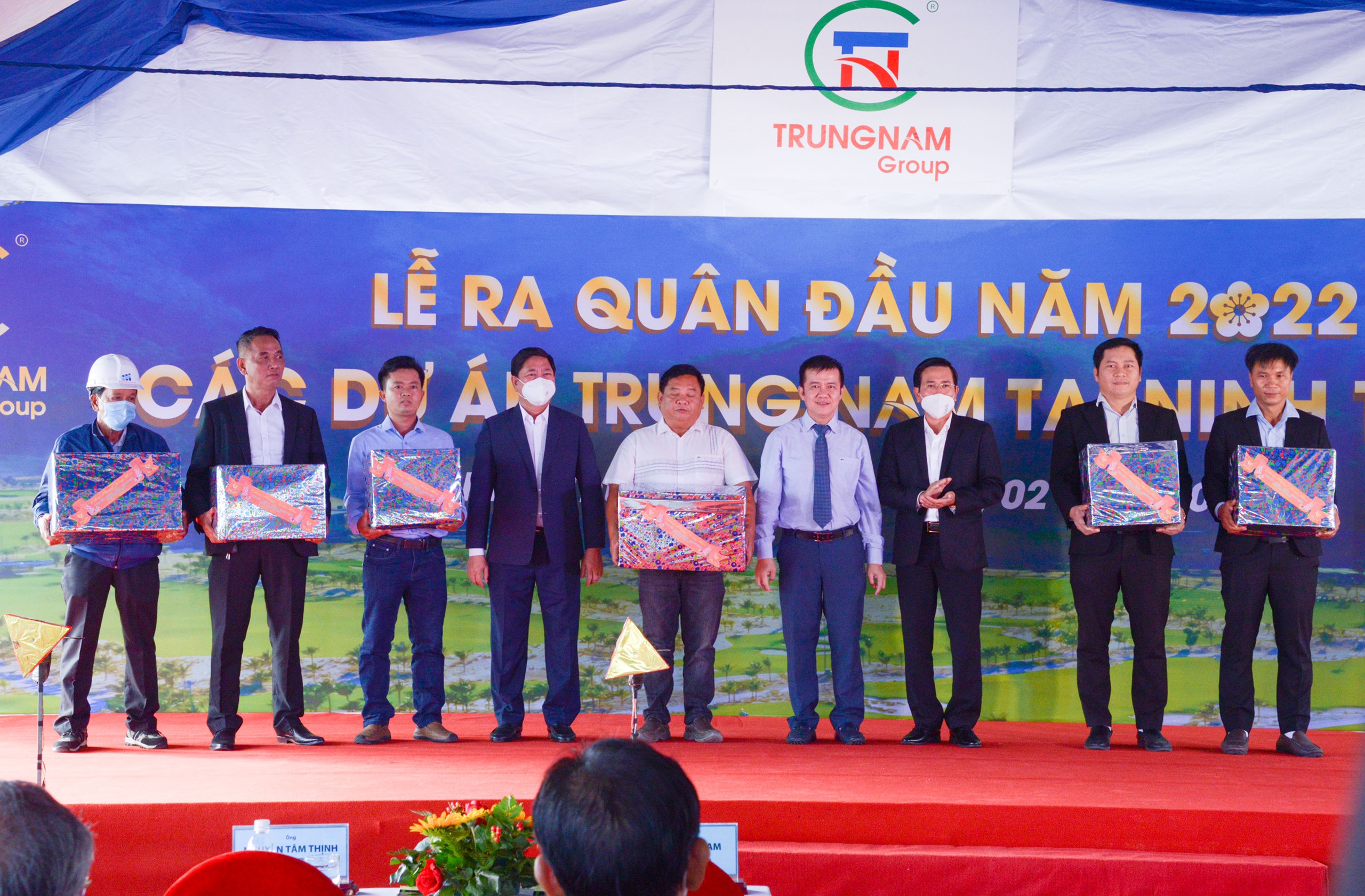 THE 2022 OPENING CEREMONY OF TRUNGNAM GROUP IN BINH TIEN
